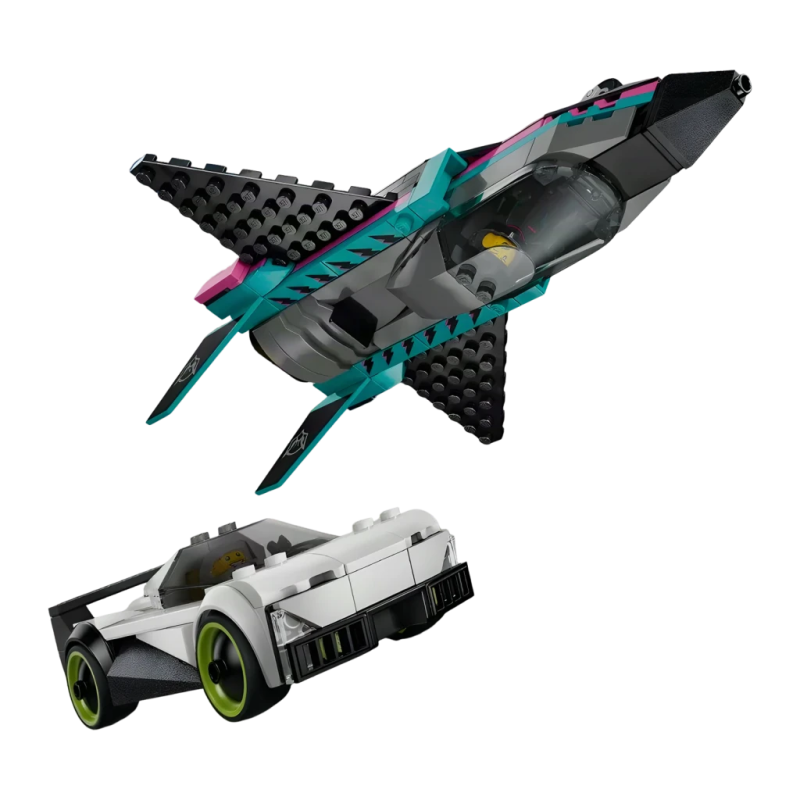 Set de construction LEGO City 60489 Jet Plane vs. Race Car 259 pièces