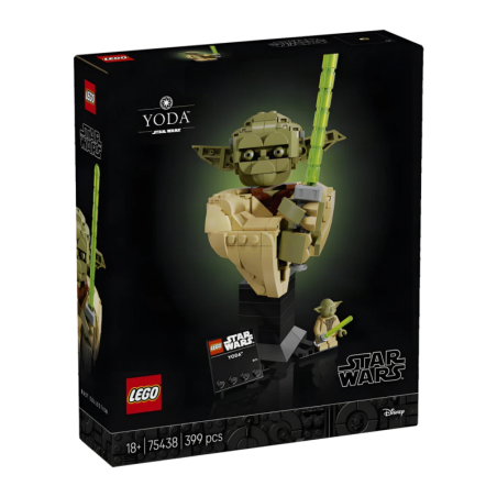 Set de construction LEGO Star Wars 75438 Buste de Yoda 399 pièces