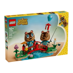 Set de construction LEGO Animal Crossing 77059 Excursion avec Tendo et Nendo