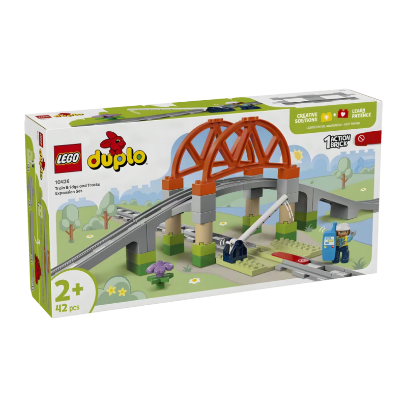 Set LEGO DUPLO 10426 Pont Ferroviaire et Rails 42 pièces 2+ ans DUPLO Trains