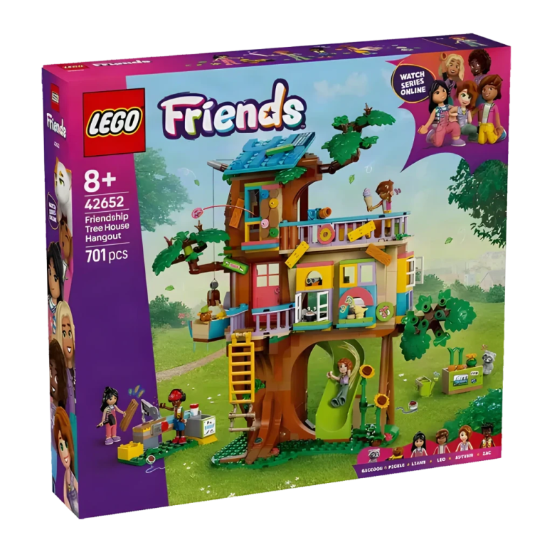 Set de construction LEGO Friends 42652 La Cabane dans l'Arbre de l'Amitié 701 pièces