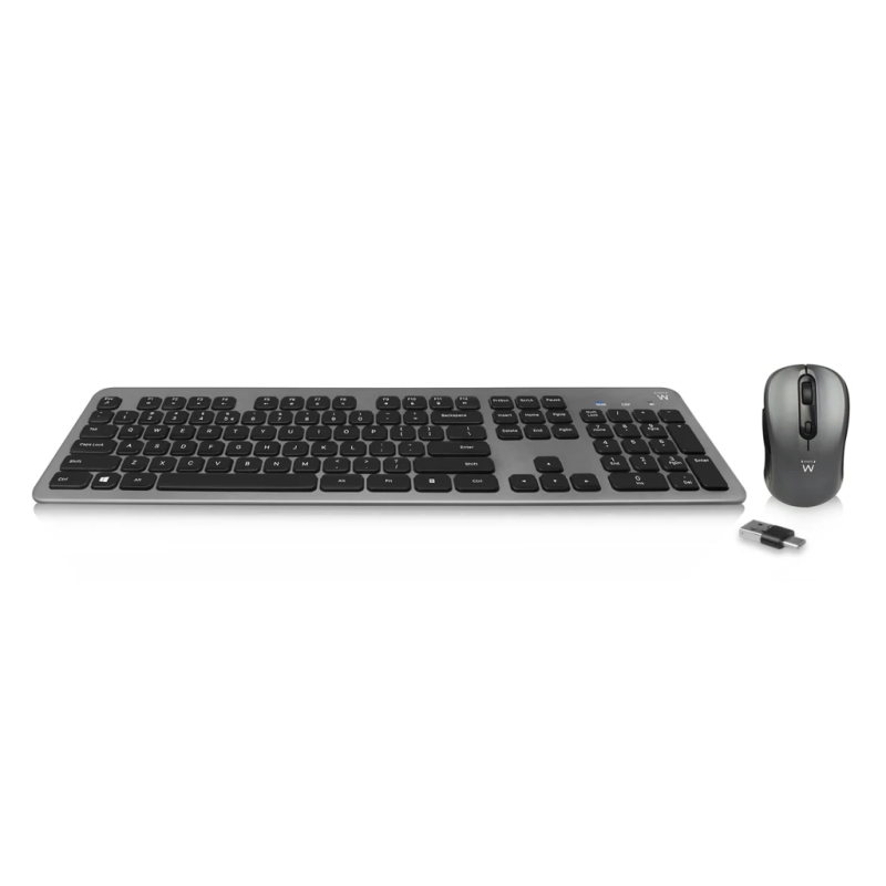 Ewent EW3272 Espagnol à membrane Clavier et souris sans fil