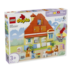 Set LEGO DUPLO 10459 Bluey's Family House with Memory Game 83 pièces 3+ ans