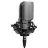 Fifine K726 XLR Noir pour Enregistrement et Transmission sur PC cardioïde suppression du bruit Microphone