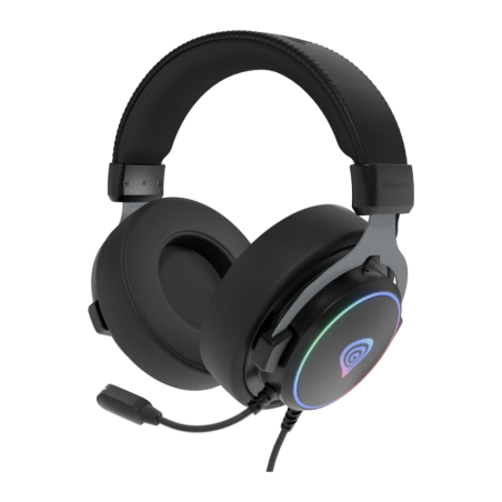 Genesis Neon 764 Câble USB RGB Arceau avec micro Boom Casque gaming