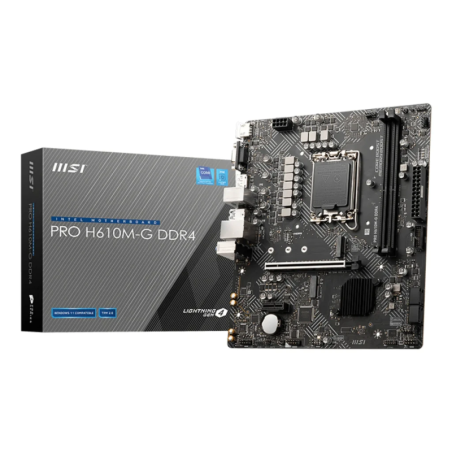 MSI Pro H610M-G DDR4 Intel H610 LGA1700 mATX Carte mère