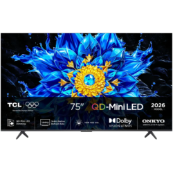 TCL 75P8L 75 pouces 4K QD-Mini LED 144Hz Dolby Vision HDR10+ Google TV