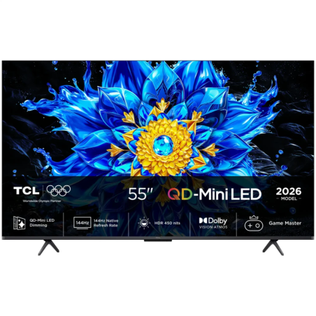 TCL 55P8L 55 pouces 4K QD-Mini LED 144Hz Dolby Vision HDR10+ Google TV