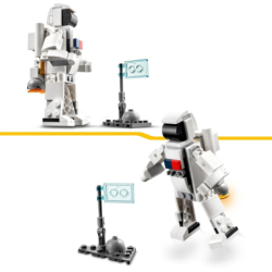 Set de construction LEGO Creator 3 en 1 Navette Spatiale 31134