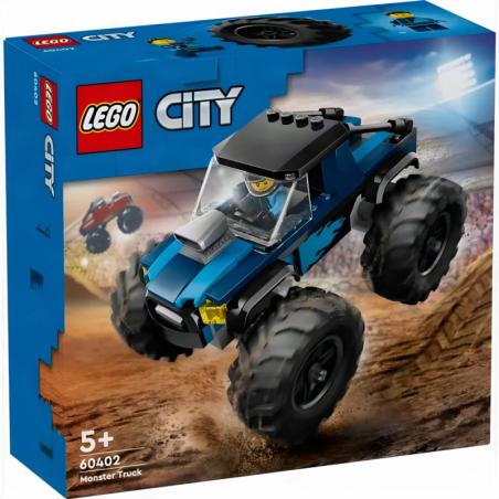 Set LEGO City 60402 Blue Monster Truck 148 pièces 5+ ans