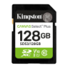 Kingston Canvas Select Plus 128GB UHS-I 150MB/s U1 V10 Carte SDXC