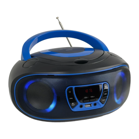 Denver TDB-212BU DAB+/FM Secteur ou 4 Piles C Bluetooth 5.0 Radio CD