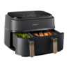 Philips Airfryer Dual Basket 3000 Series NA352/04 Double panier 9L 2750W 8 programmes écran tactile Friteuse à air