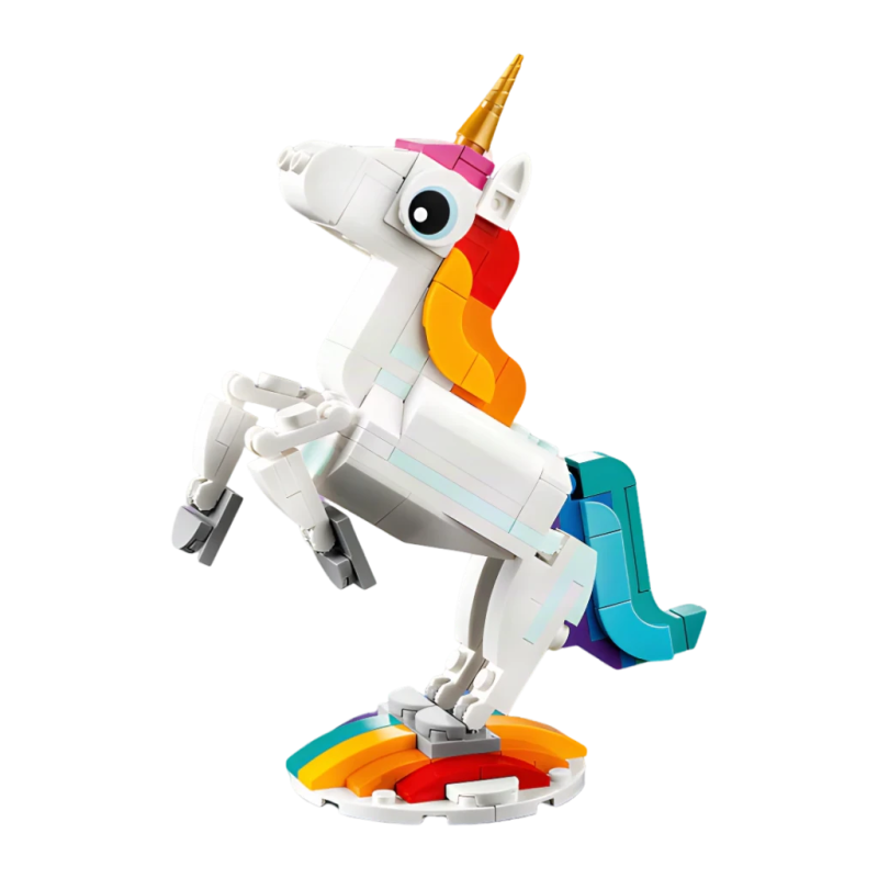 Set de Construction LEGO Creator 3 en 1 Licorne Magique 31140