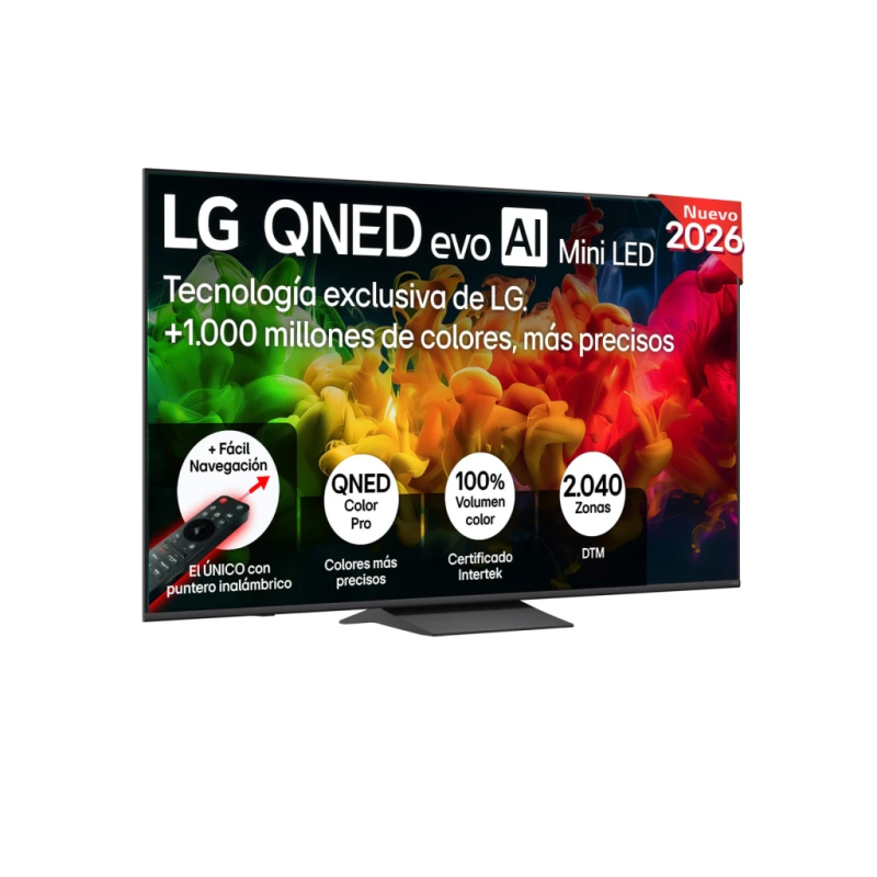 LG 75QNED81B6A 75 pouces 4K QNED HDR10 webOS Smart TV