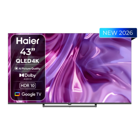 Haier H43S80GUX 43 pouces 4K QLED HDR10 Google TV