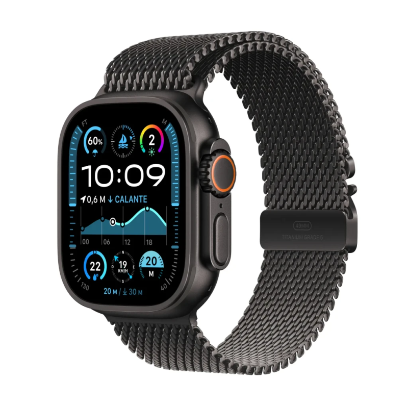 Apple Watch Ultra 2 49mm GPS + Cellular Noir GPS LTE NFC Paiements