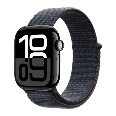 Apple Watch Series 10 GPS 42mm Noir Minuit NFC 18h (36h mode économie d'énergie)