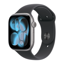 Apple Watch Series 11 GPS 46mm Gris Sidéral NFC 38h Appels Bluetooth