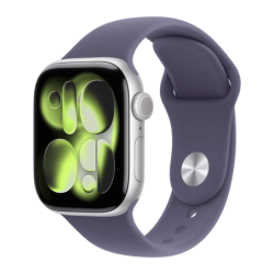 Apple Watch Series 11 GPS 42mm Argent NFC Paiements Batterie 38h Mains libres