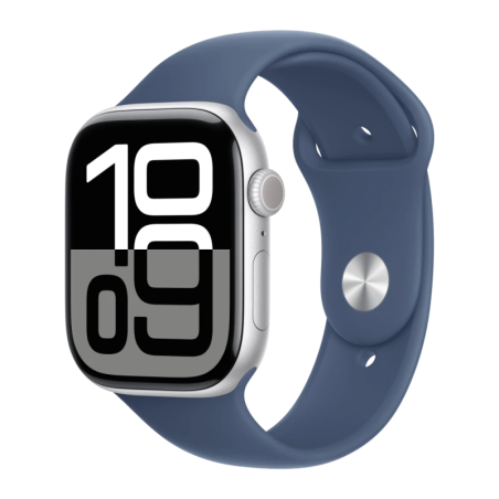 Apple Watch Series 10 GPS + Cellular 46mm Argent GPS 4G LTE NFC