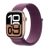 Apple Watch Series 10 GPS 42mm Or Rose NFC Batterie 18 Heures GPS et Appels