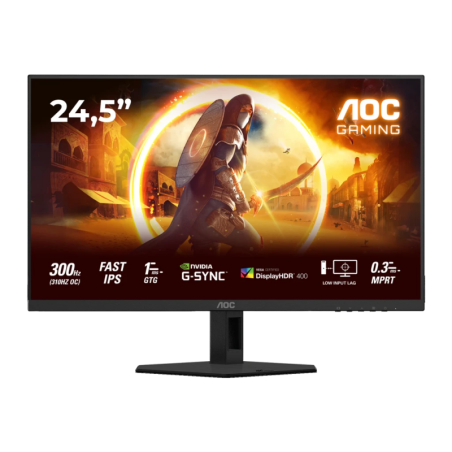 AOC 25G4SRE 24,5 pouces Full HD Fast IPS 310Hz 1ms Écran