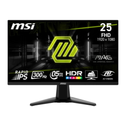 MSI MAG 255XF 24,5 pouces Full HD Rapid IPS 300Hz 0,5ms Écran