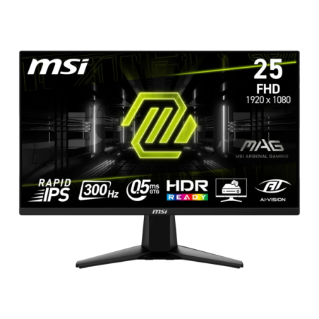 MSI MAG 255XF 24,5 pouces Full HD Rapid IPS 300Hz 0,5ms Écran