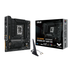 ASUS TUF Gaming B760M-BTF WiFi Intel B760 LGA1700 DDR4 mATX 2,5G Ethernet 3 emplacements M.2 Carte mère