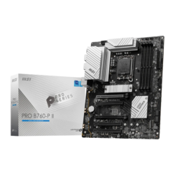 MSI PRO B760-P II Intel B760 LGA1700 DDR5 ATX Sans WiFi 2,5G Ethernet 2 emplacements M.2 Carte mère