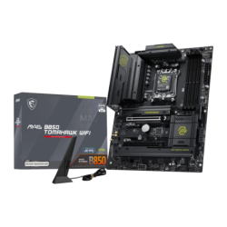 MSI MAG B850 Tomahawk WiFi AMD B850 AM5 DDR5 ATX WiFi 7 4 emplacements M.2 Carte mère