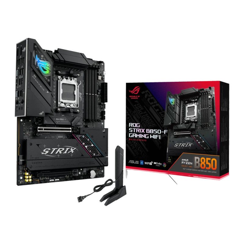 ASUS ROG STRIX B850-F GAMING WiFi AMD B850 AM5 DDR5 ATX 2,5G Ethernet 4 emplacements M.2 Carte mère