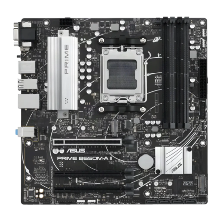 ASUS PRIME B650M-A II CSM AMD B650 AM5 DDR5 Micro ATX 2,5G Ethernet 2 emplacements M.2 Carte mère