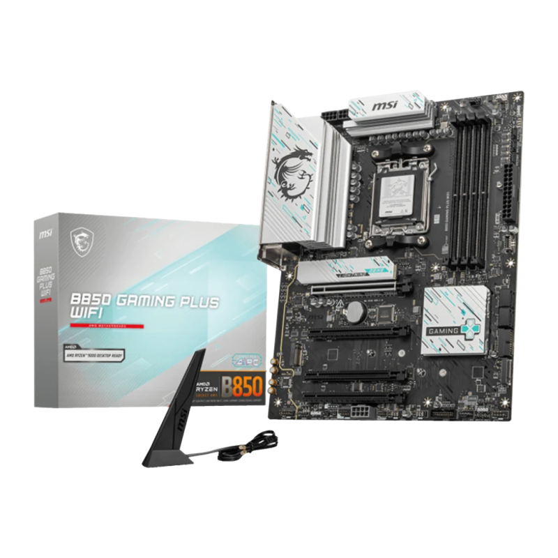 MSI B850 Gaming Plus WiFi AMD B850 AM5 DDR5 ATX WiFi 7 3 emplacements M.2 Carte mère