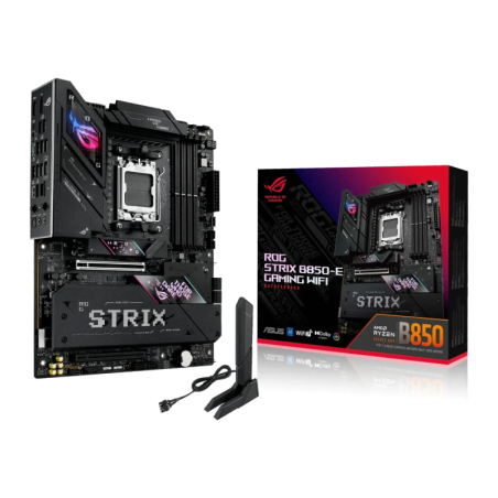 ASUS ROG STRIX B850-E Gaming WiFi AMD B850 AM5 DDR5 ATX 5 emplacements M.2 Carte mère