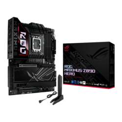 ASUS ROG Maximus Z890 Hero LGA1851 DDR5 ATX WiFi 7 2,5G Ethernet 6 emplacements M.2 Carte mère