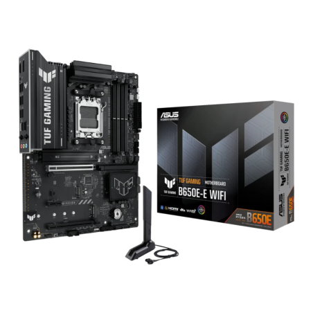 ASUS TUF Gaming B650E-E WiFi AMD B650 AM5 DDR5 ATX WiFi 6E 2,5G Ethernet 3 emplacements M.2 Carte mère