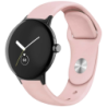 Bracelet Universel Elegance Silicone 20mm Rose Clair pour Smartwatch Xiaomi/Amazfit/Samsung/Huawei/Realme/Ticwatch