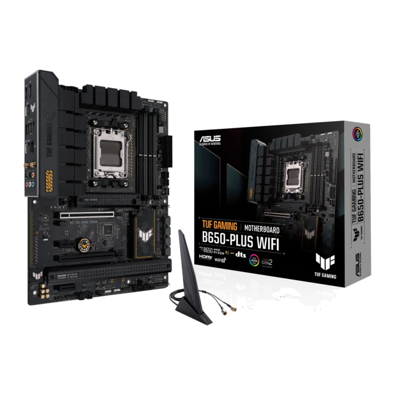 ASUS TUF Gaming B650-Plus WiFi B650 AM5 DDR5 ATX WiFi 6 2,5G Ethernet 3 emplacements M.2 Carte mère