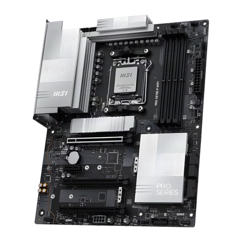 MSI PRO X870E-P WiFi AMD X870E AM5 DDR5 ATX WiFi 7 3 emplacements M.2 Carte mère