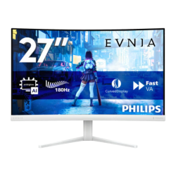 Philips Evnia 27M2C5201L 27 pouces Full HD Fast VA 180Hz incurvé Écran