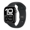 Apple Watch Series 10 GPS + Cellular 46mm Noir NFC 18h (36h mode économie d'énergie)
