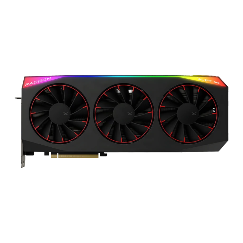 XFX Radeon RX 9070 XT Mercury Magnetic Air RGB OC 16GB GDDR6 3 ventilateurs HDMI 2.1 3 DisplayPort Carte graphique