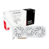 PowerColor Radeon RX 9070 XT Hellhound Spectral Blanc OC 16GB GDDR6 3 ventilateurs HDMI 2.1 Carte graphique
