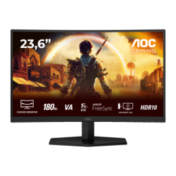 AOC C24G42E 23,6 pouces Full HD VA 180Hz 4ms incurvé 1500R Écran gaming