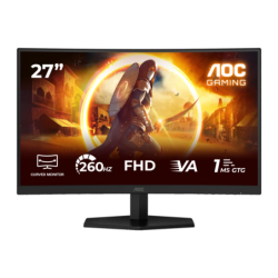 AOC C27G42ZE 27 pouces Full HD Fast VA 260Hz 1ms incurvé 1500R Écran
