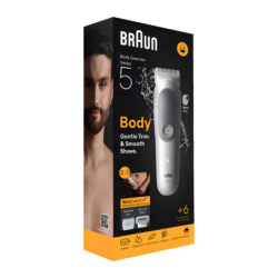 Braun Wet & Dry Ion lithium sec et mouillé sans fil 100 min Tondeuse corporelle