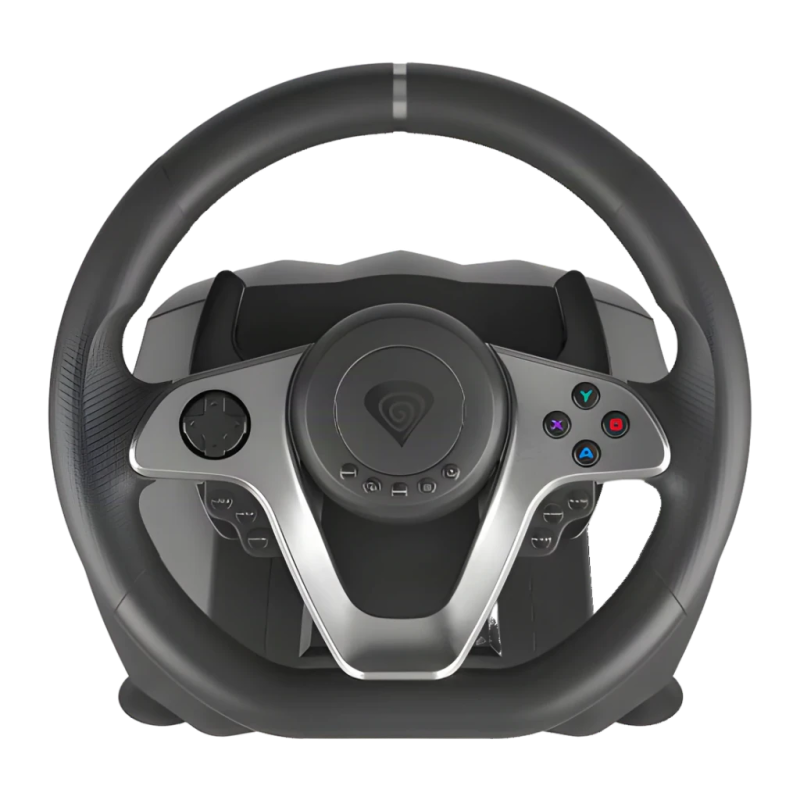 Genesis Seaborg 400 Force Feedback PC/PS4/Xbox/Switch 15 boutons Volant gaming