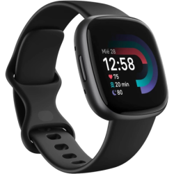 Fitbit Versa 4 Noir AMOLED GPS NFC 6 jours +40 sports 5ATM Smartwatch